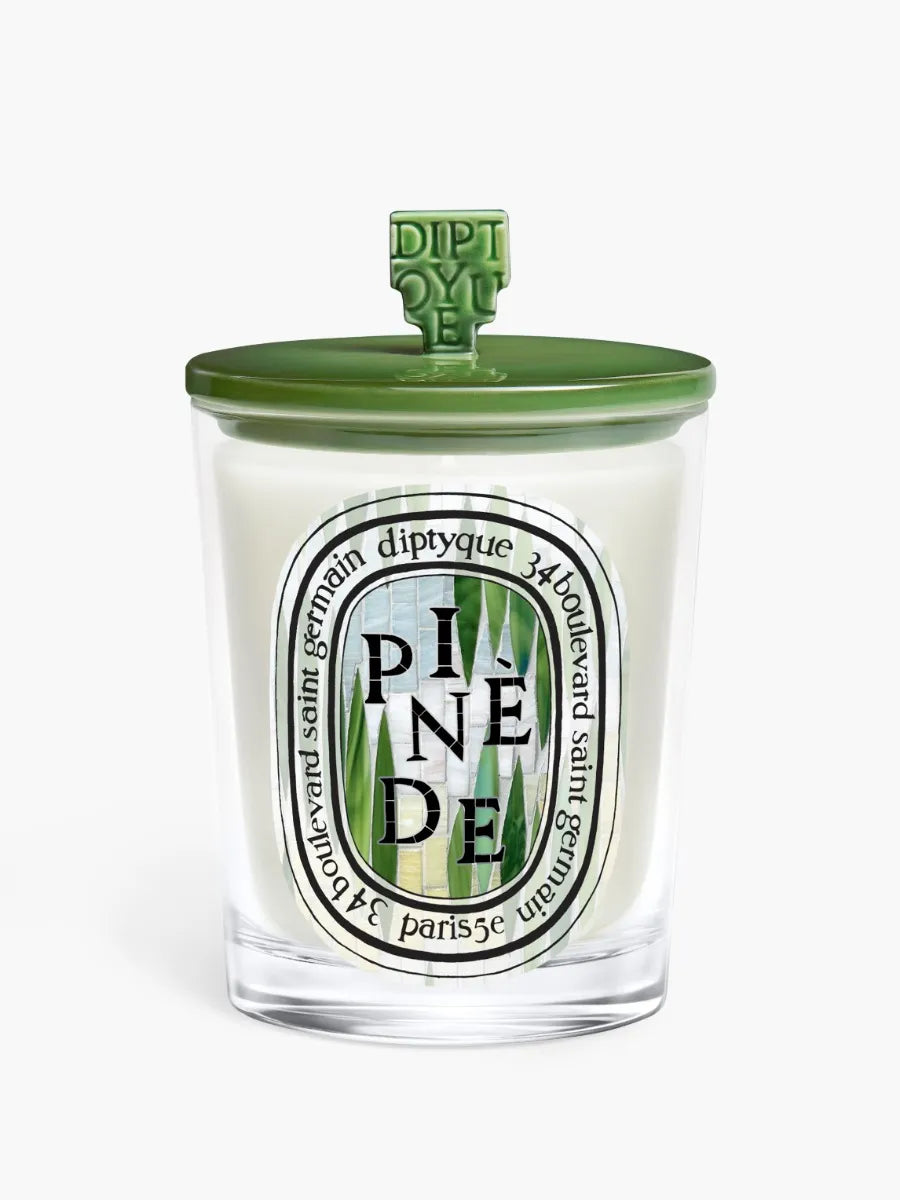 Pine Grove Green Pyramid Lid - For classic candles – Diptyque Pine Grove Green Pyramid Lid - For classic candles – Diptyque