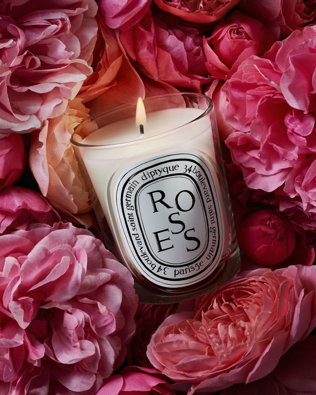 Roses Lid - For classic candles – Diptyque