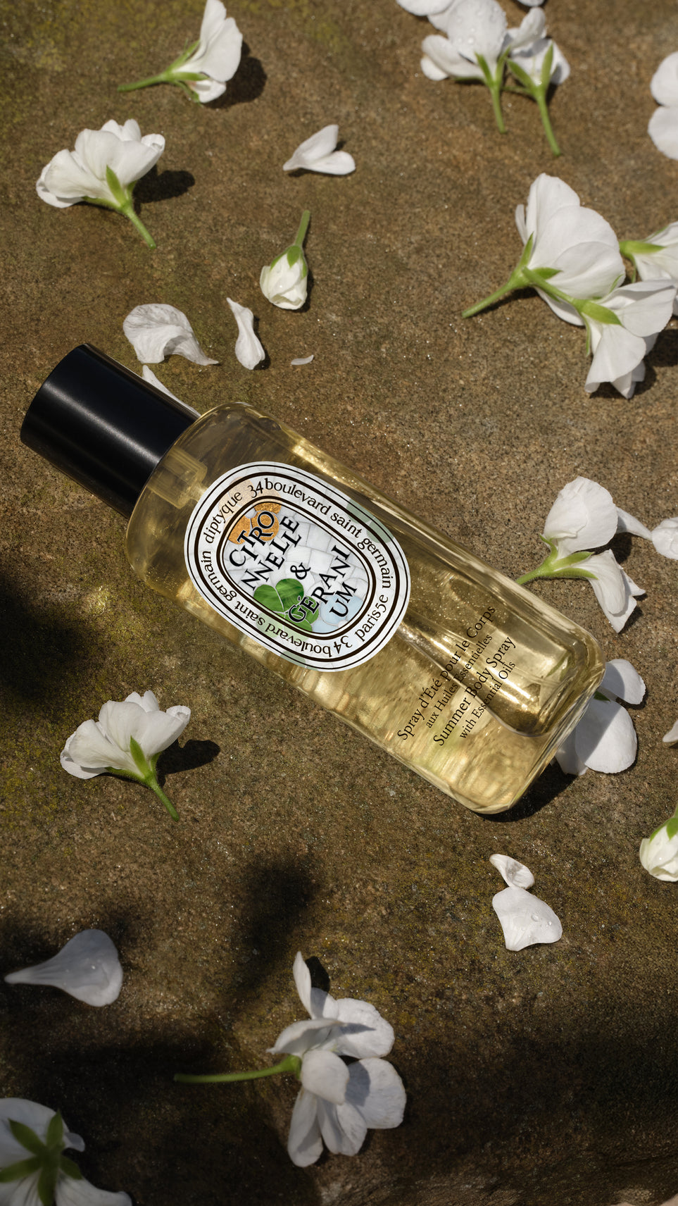 Citronela & Geranio - Spray de verano para el cuerpo con aceites esenciales