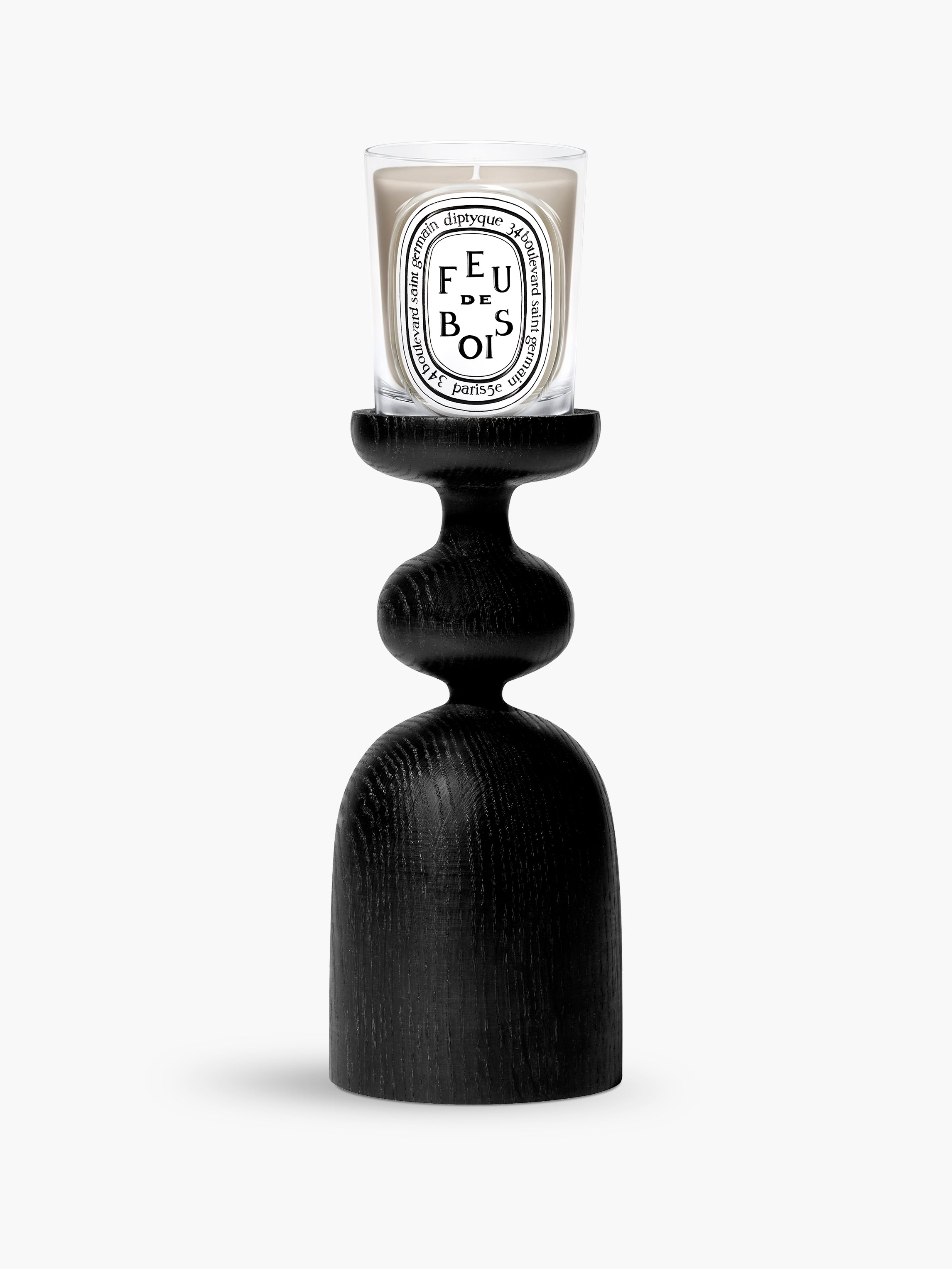 Black Pillar candle holder - For classic candles – Diptyque