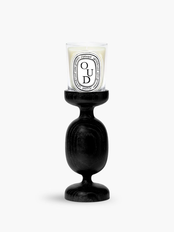 Kerzenhalter Säule in Schwarz - Für klassische Kerzen