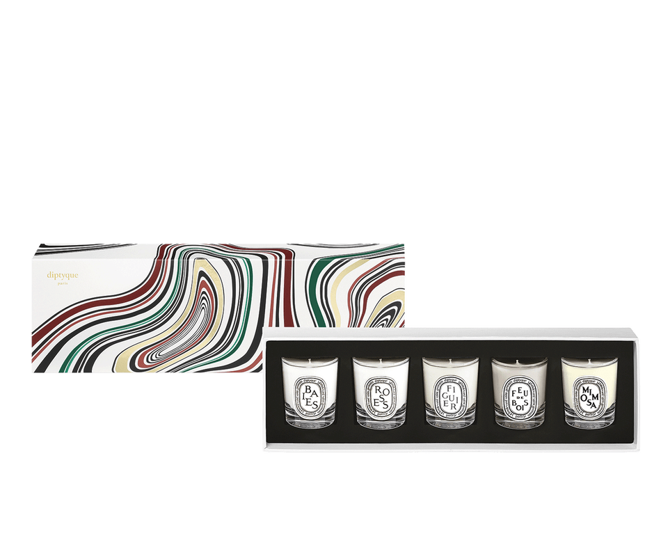 Set of five limited-edition scented candles