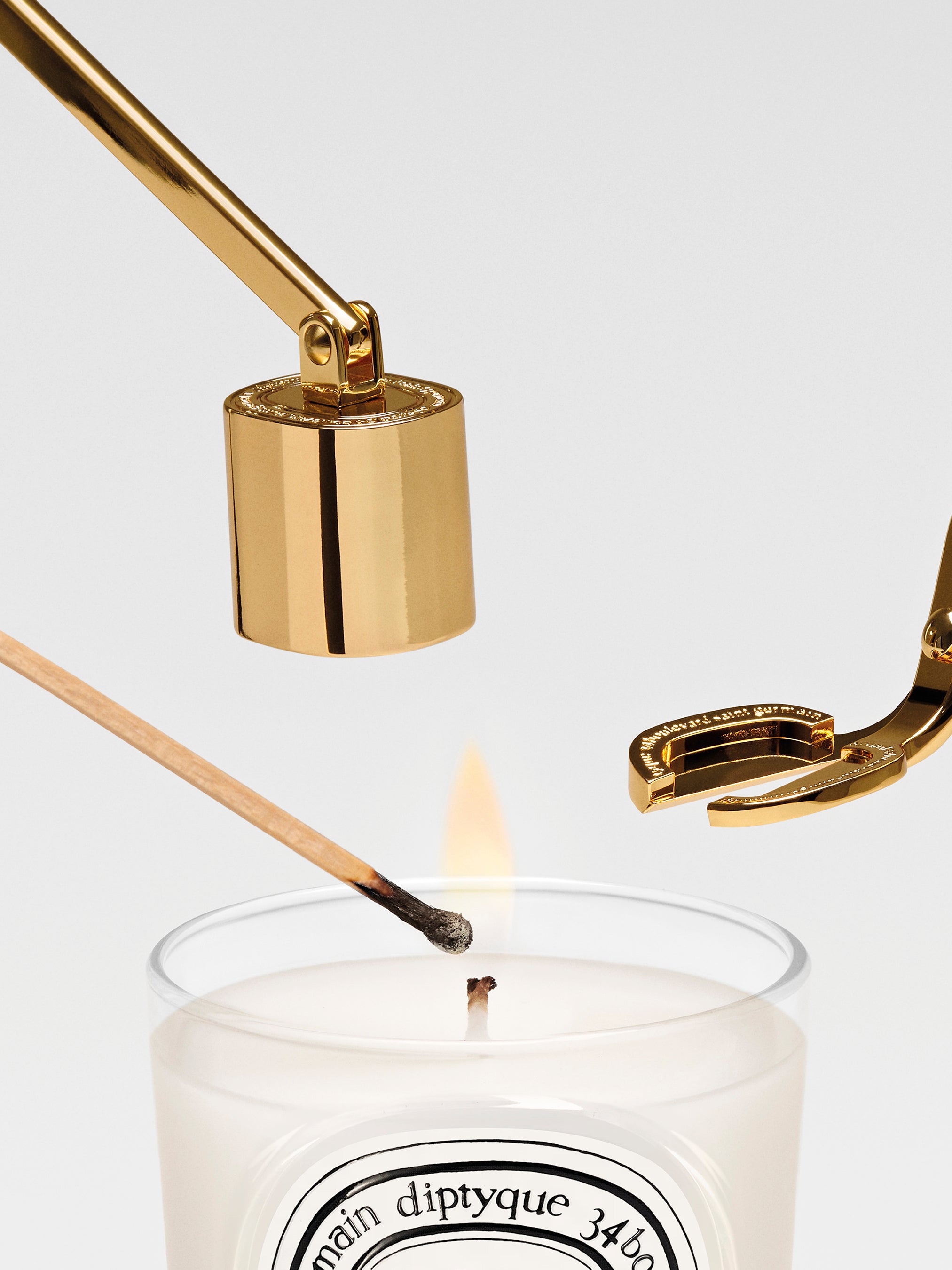 【C-280】ディプティック ウィックトリマー スナッファー ゴールドセット Gold Wick Trimmer - For candles – Diptyque