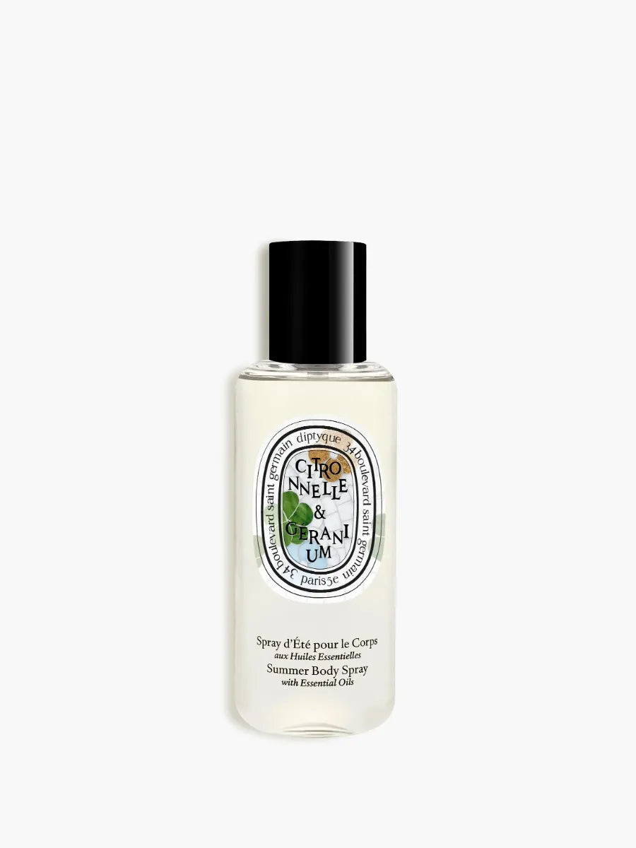 Citronela & Geranio - Spray de verano para el cuerpo con aceites esenciales