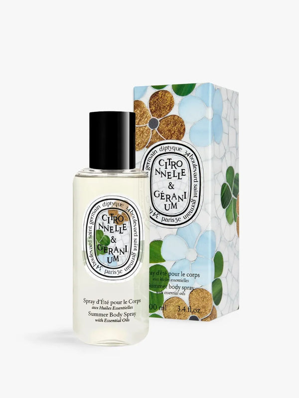 Zitronengras & Geranie - Sommerliches Körperspray mit ätherischen Ölen