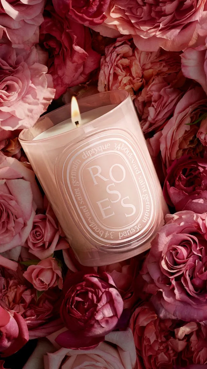 Roses (Rosen) - Mittelgroße Kerze