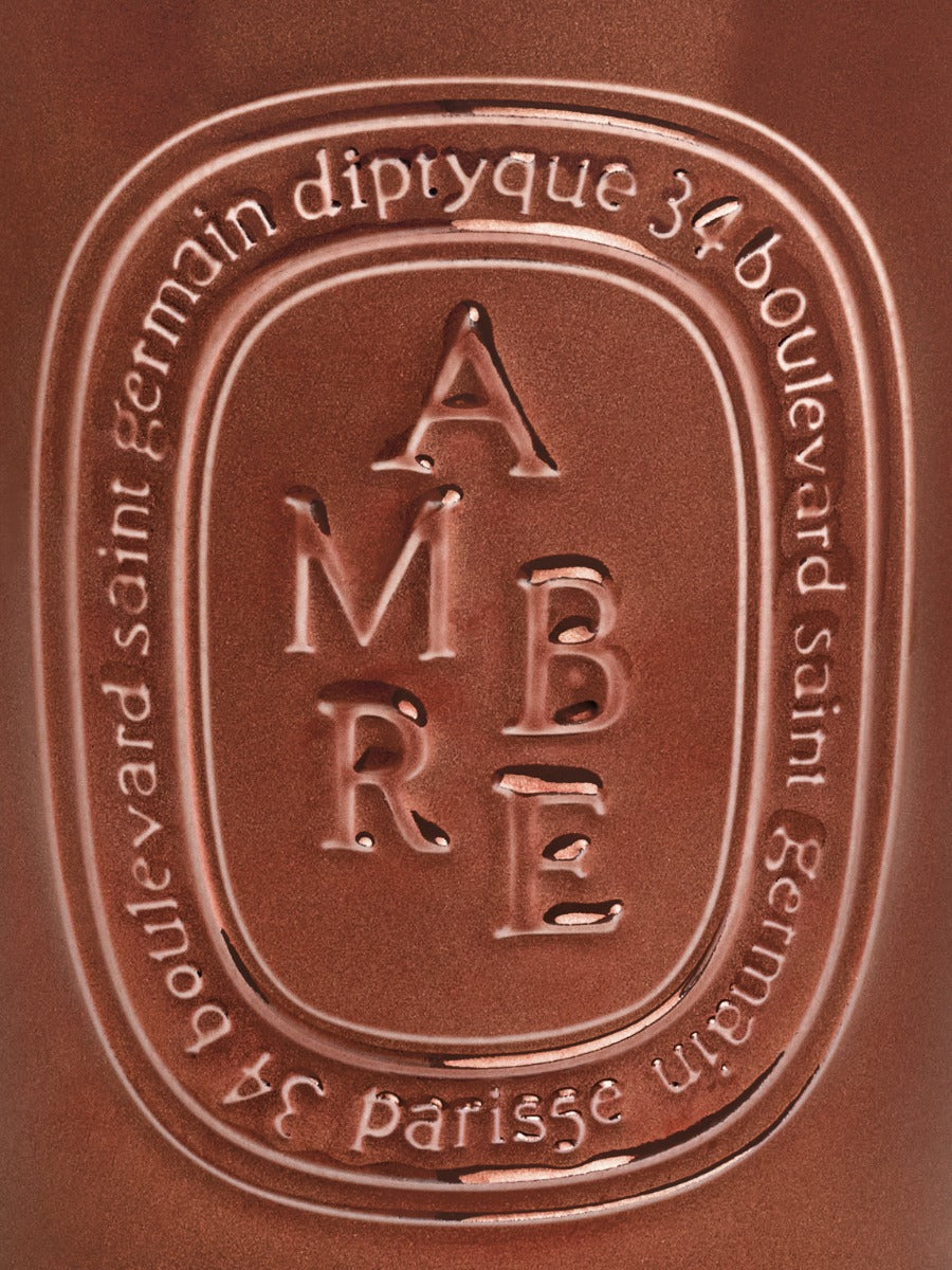 Ambre (Amber) - Große Kerze