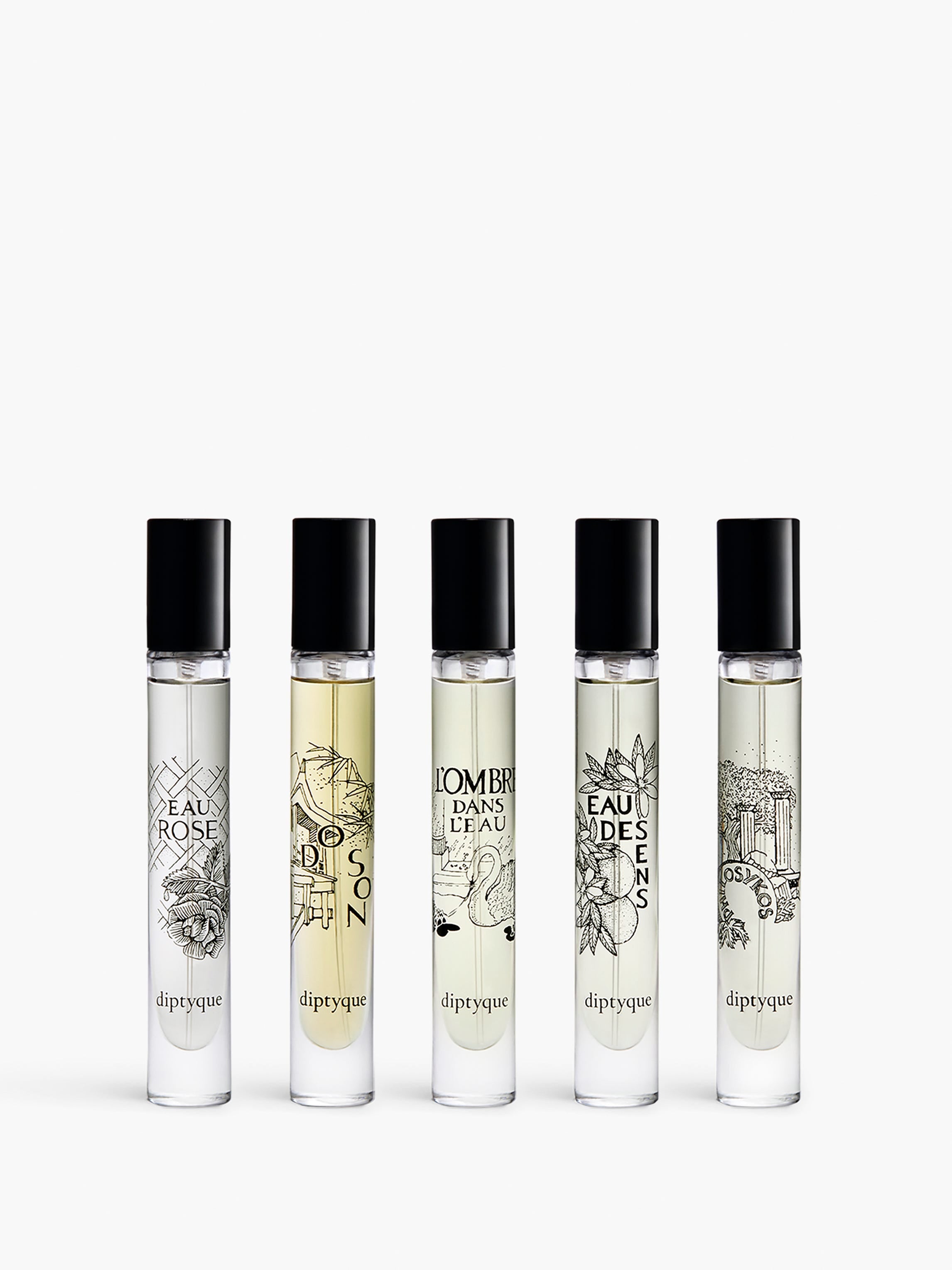 diptyque EAU ROSE および34シリーズ 10mL計 5本セット Set of 5 Eaux de toilette - Pre-composed – Diptyque