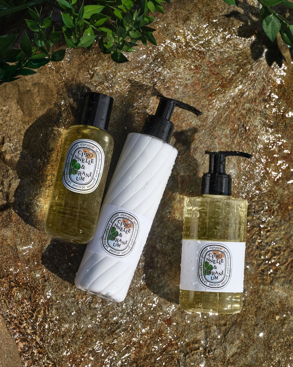 Citronella & Geranio - Gel detergente profumato per il corpo