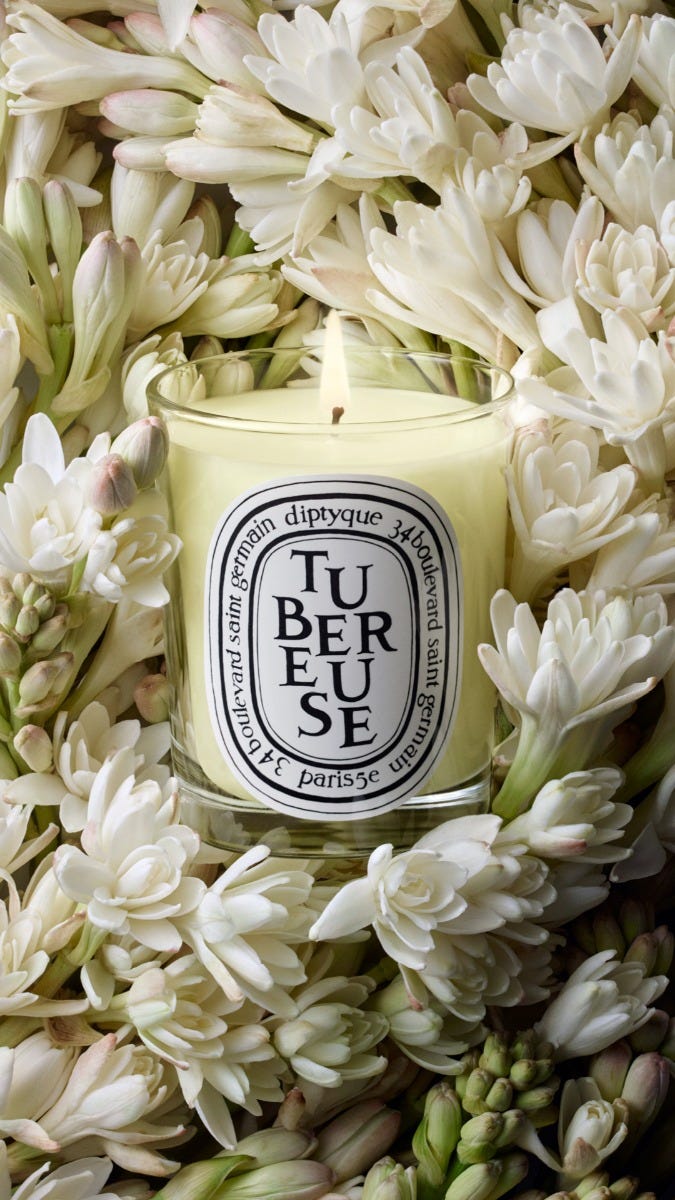 Tubéreuse (Tuberose) - Small Candle – Diptyque