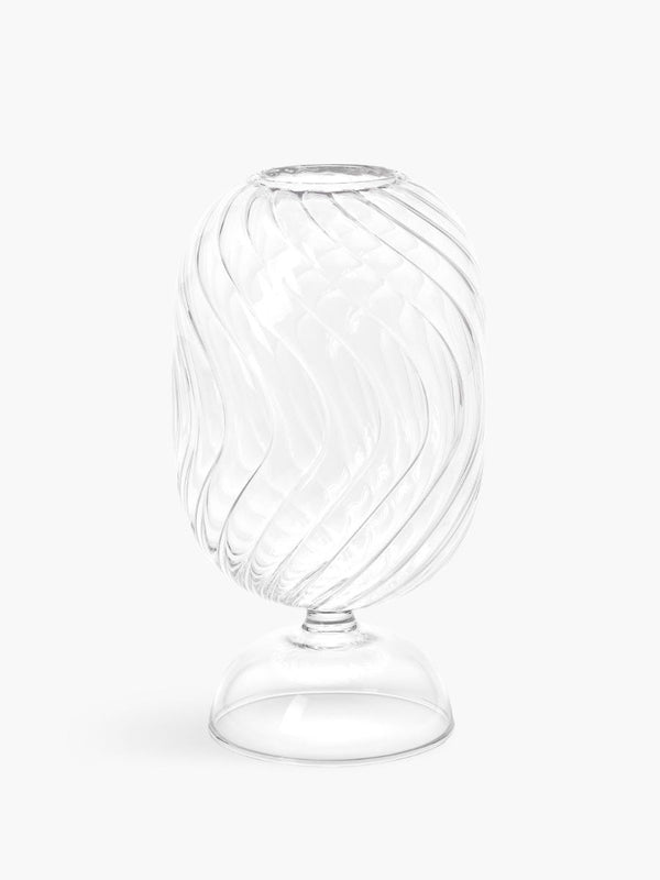Vase - Geschwungene Rillen