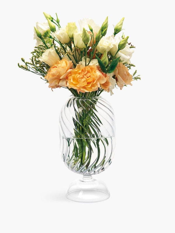 Vase - Geschwungene Rillen
