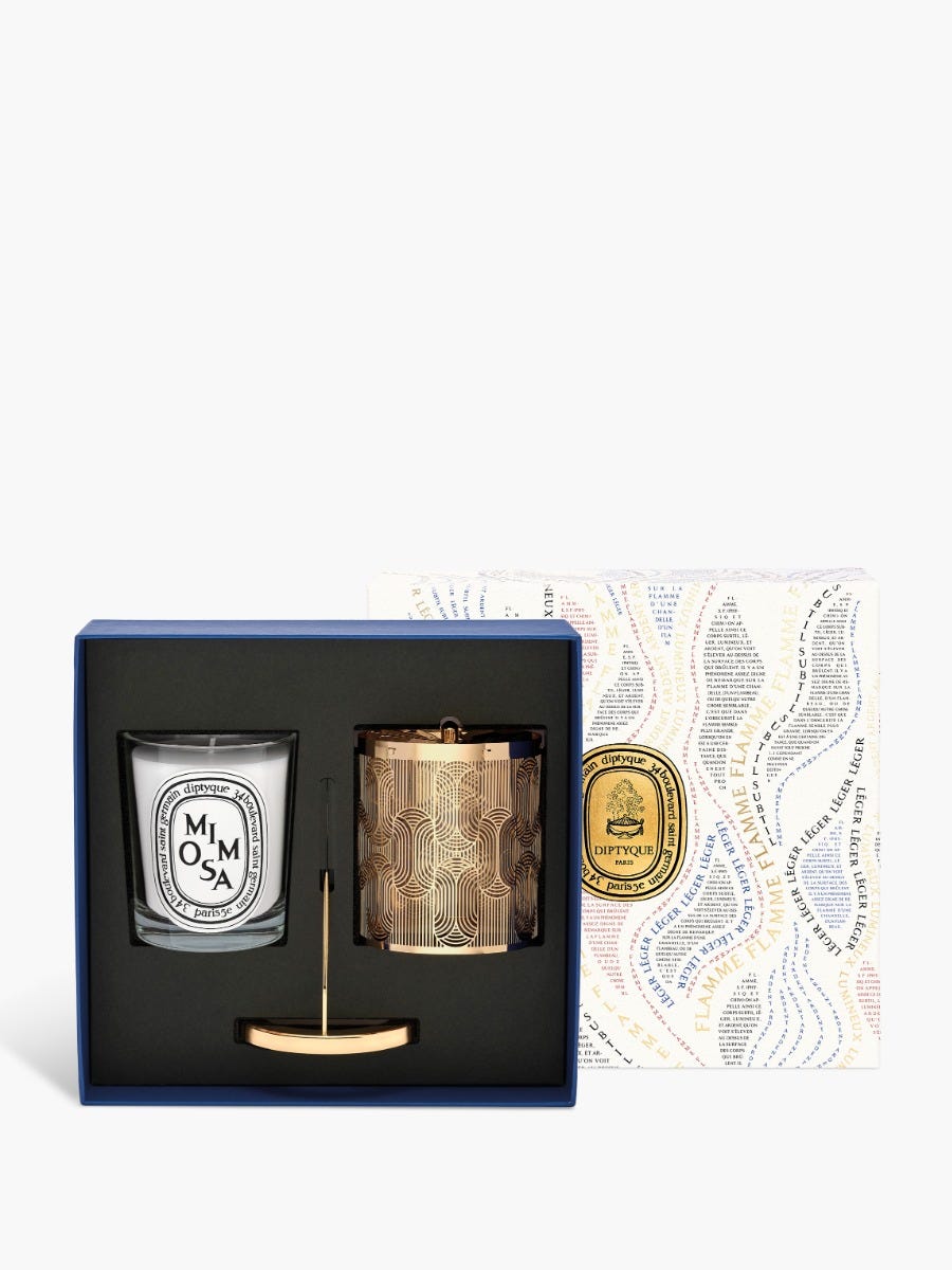 Holiday Lantern - Mimosa candle set Classic | Diptyque Paris