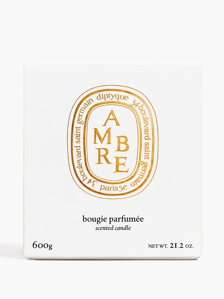 Ambre (Amber) - Large candle Large | Diptyque Paris