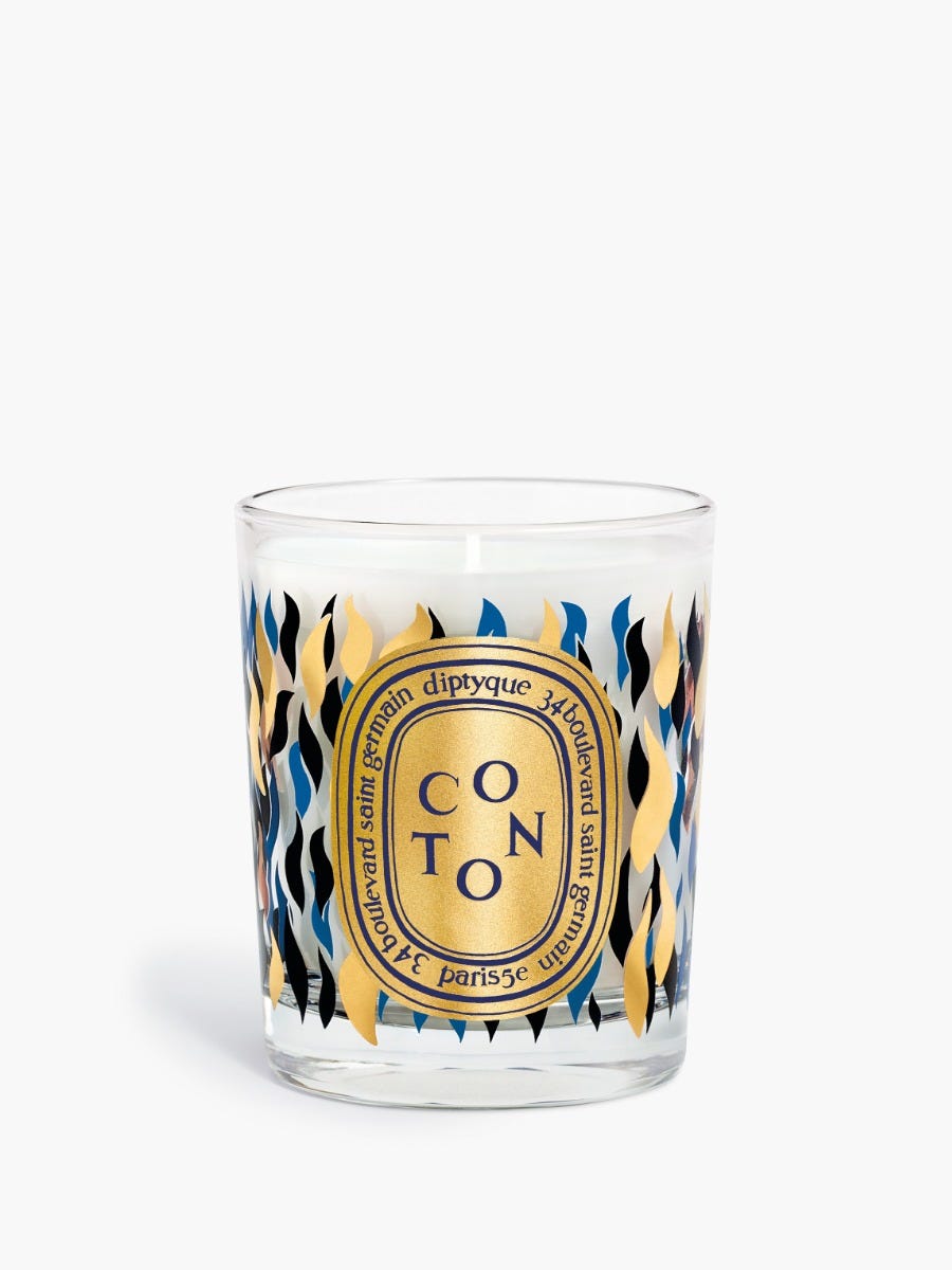 Coton (Cotton) - Small Candle - Diptyque